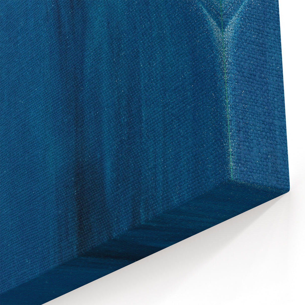 Coastal Wall Art - Abstract Blue Ocean Waves Beach-Themed Nautical Print