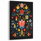 Scandinavian Wall Decor | Minimalist Nordic Floral Art Print