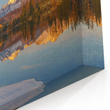 Slovakia Landscape Art – Snowy Mountain Lake Reflections Slovakia Prints