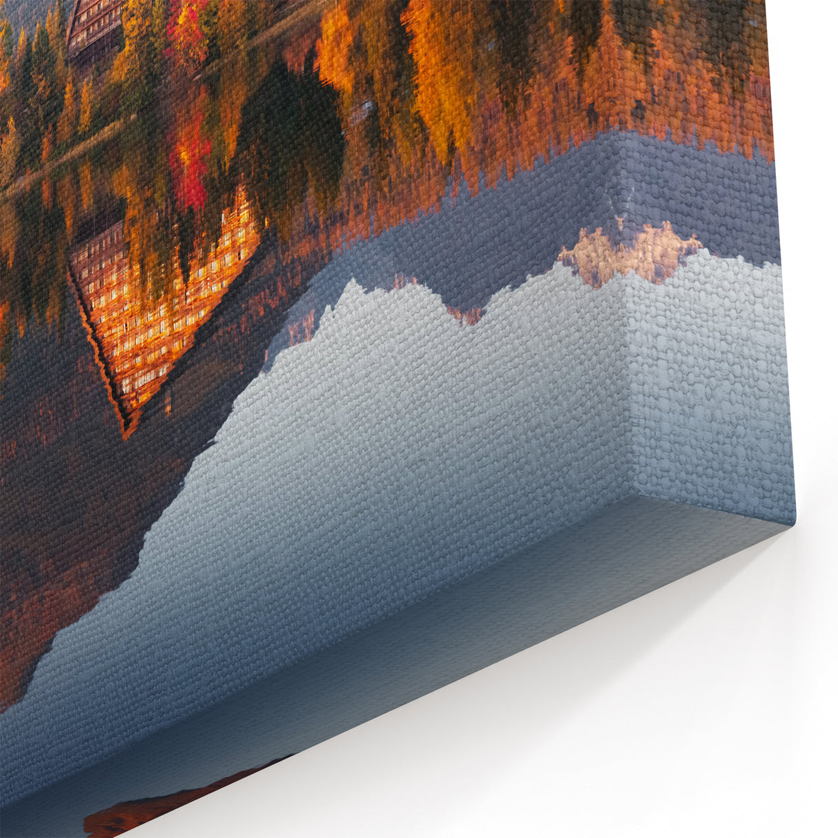 Slovakia Scenery Prints – Autumn Reflection in Slovakia Canvas Art