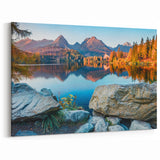 Scenic Slovakia Artwork – Autumn Mountains and Lake Slovakia Prints