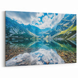 Slovakia Photography Art – Crystal Clear Mountain Lake Slovakia Prints