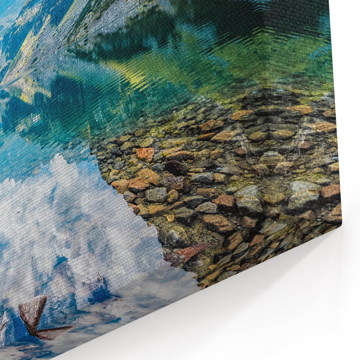 Slovakia Photography Art – Crystal Clear Mountain Lake Slovakia Prints