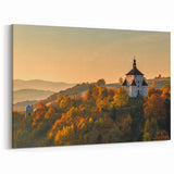 Slovakia Wall Art – Autumn Castle in Slovakia Landscape Prints