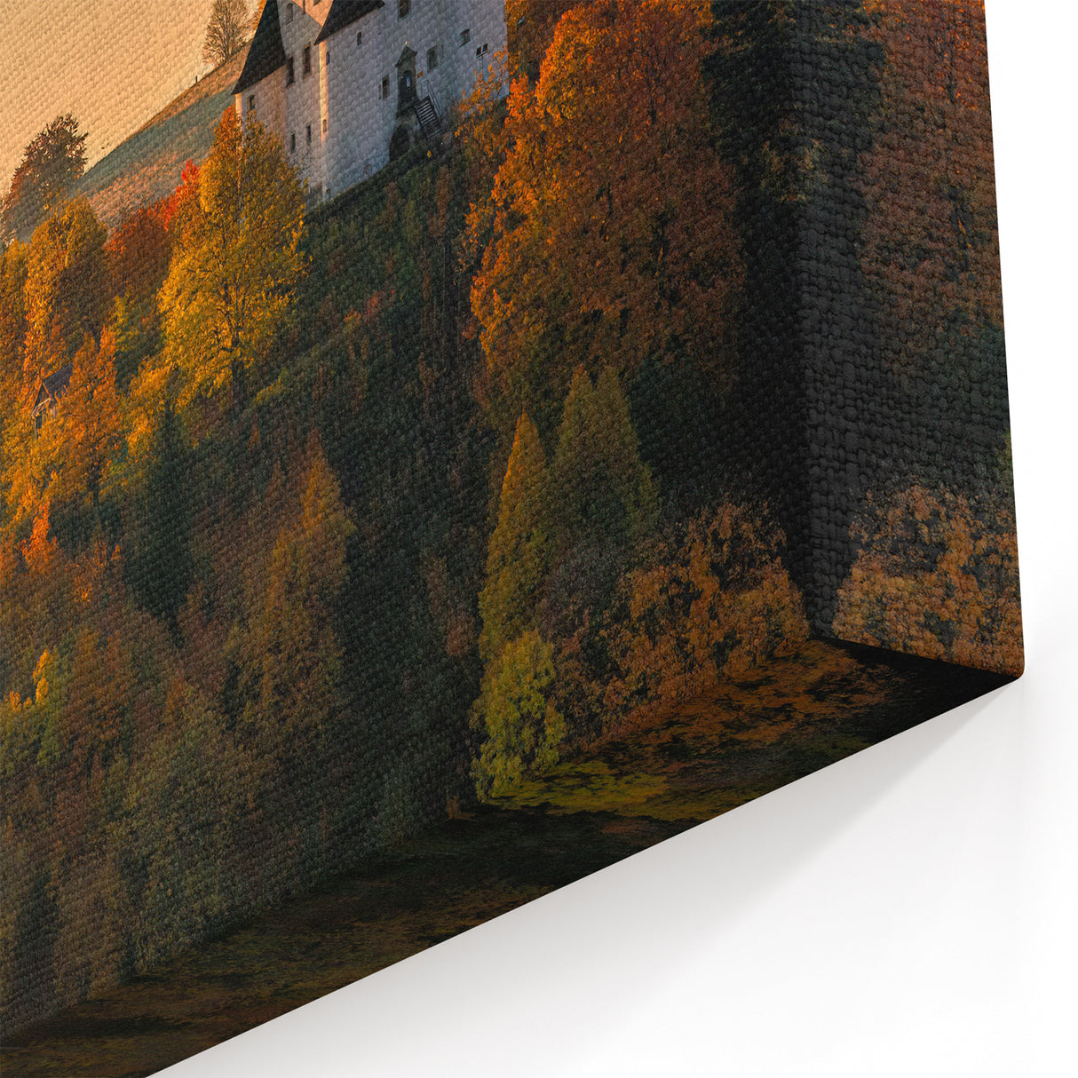 Slovakia Wall Art – Autumn Castle in Slovakia Landscape Prints