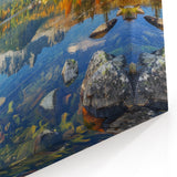 Slovakia Landscape Art – Serene Mountain Lake Reflections Slovakia Prints
