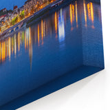 Slovakia Wall Art – Night Cityscape of Bratislava Slovakia Photography