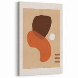Abstract Bohemian Wall Art | Warm Boho Decor Canvas | Artistic Print