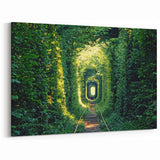 Ukrainian Art Prints – Tunnel of Love, Scenic Green Forest Wall Art