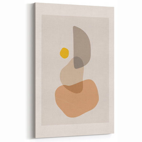 Neutral Boho Wall Art | Modern Bohemian Decor Canvas | Artistic Print