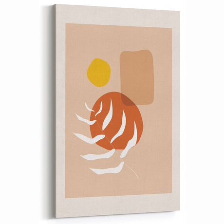 Abstract Boho Wall Art | Earthy Bohemian Decor Canvas | Artistic Print