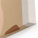 Minimalist Boho Wall Art | Earthy Bohemian Decor Canvas | Artistic Print