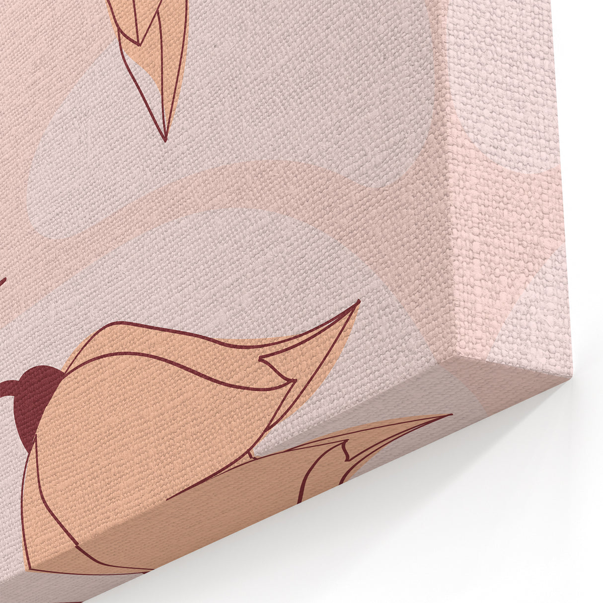 Elegant Floral Boho Wall Art | Artistic Bohemian Decor Canvas | Print