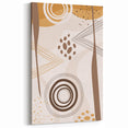 Abstract Boho Wall Art | Earthy Bohemian Decor Canvas | Artistic Print