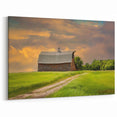 Rustic Barn in North Dakota Fields - Scenic Photography & Framed Art