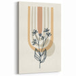Boho Botanical Arch Wall Art | Minimalist Floral Print for Modern Spaces
