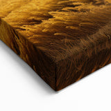 Red Barn in Golden Wheat Fields - North Dakota Scenic Art & Canvas Prints