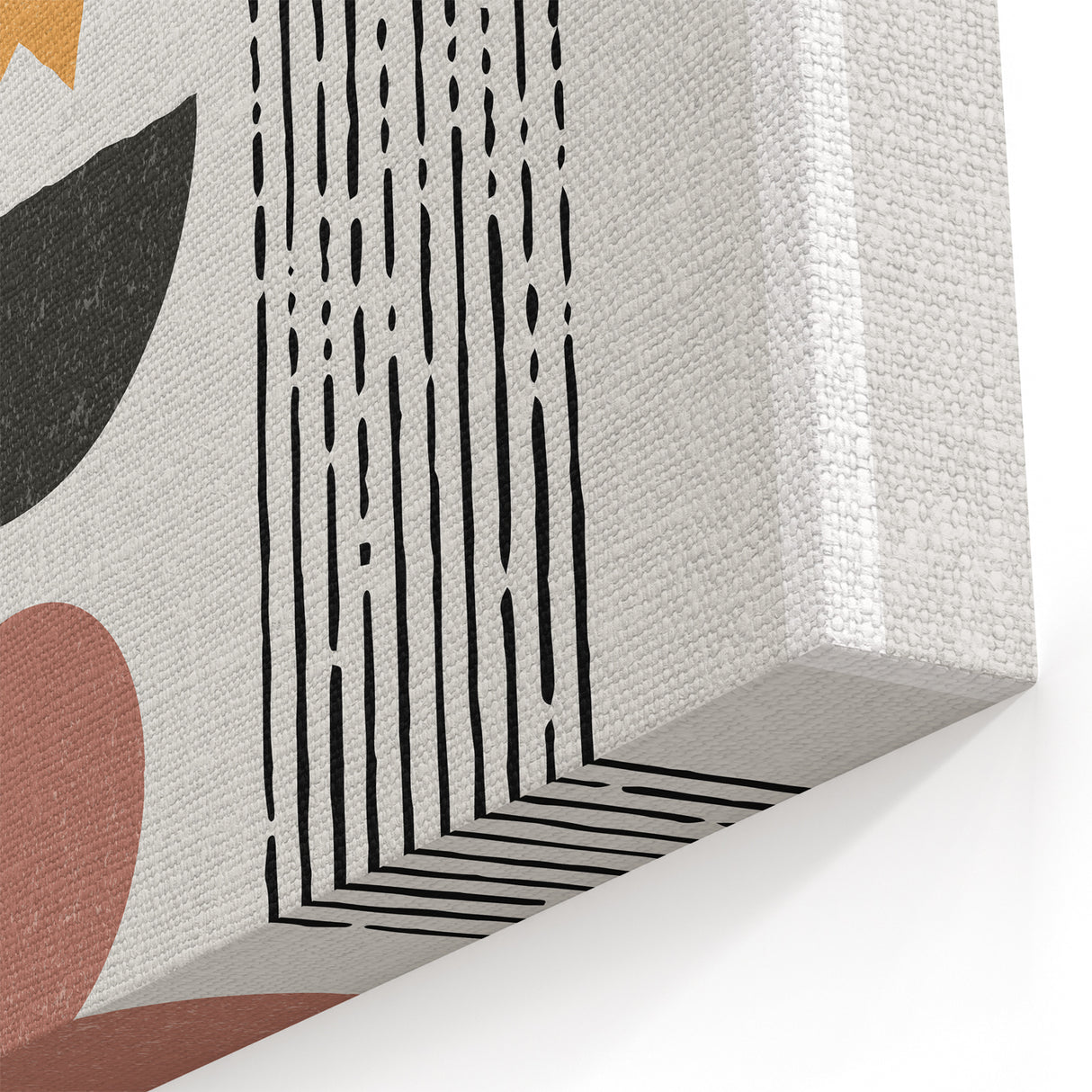 Bohemian Wall Art | Eclectic Boho Decor Canvas | Geometric Abstract Print