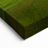 Slovenia Landscape Art - Misty Hillside Church Canvas