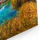 Slovenia Landscape Art - Alpine Lake Reflection Canvas