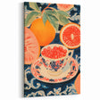 Maximalist Wall Art – Bold and Vibrant Fruit Still Life for Eclectic Decor