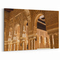 Andalucía Canvas Prints - Alhambra Palace Arches in Golden Light