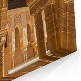 Andalucía Canvas Prints - Alhambra Palace Arches in Golden Light