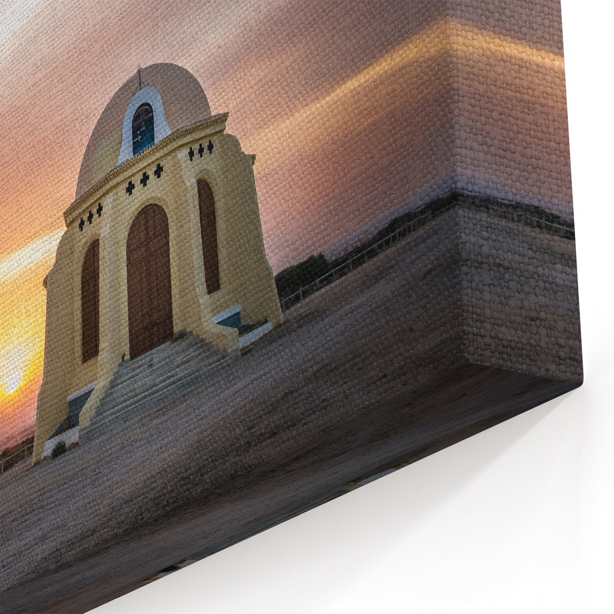 Scenic Andalucía Artwork - Dome Chapel at Sunset Landscape Scene