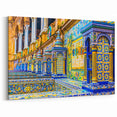 Framed Andalucía Art - Colorful Ceramic Tiles of Plaza de España