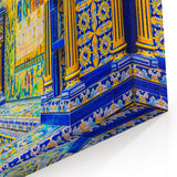 Framed Andalucía Art - Colorful Ceramic Tiles of Plaza de España