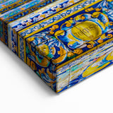 Framed Andalucía Art - Colorful Ceramic Tiles of Plaza de España