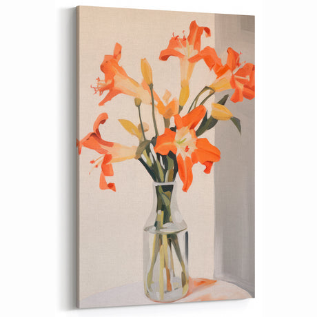 Maximalist Wall Art - Vibrant Floral Eclectic Print for Bold Home Decor
