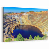 Andalucía Landscape Art - Stunning View of Río Tinto Mine Crater