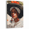 Maximalist Wall Art - Eclectic Bold Portrait for Vibrant Home Decor