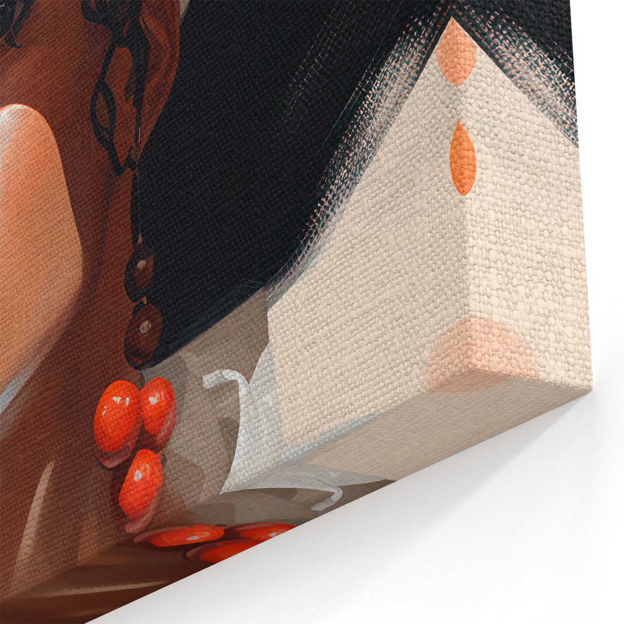 Maximalist Wall Art - Eclectic Bold Portrait for Vibrant Home Decor