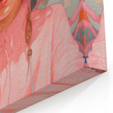 Maximalist Wall Art - Vibrant Eclectic Portrait for Bold Home Decor
