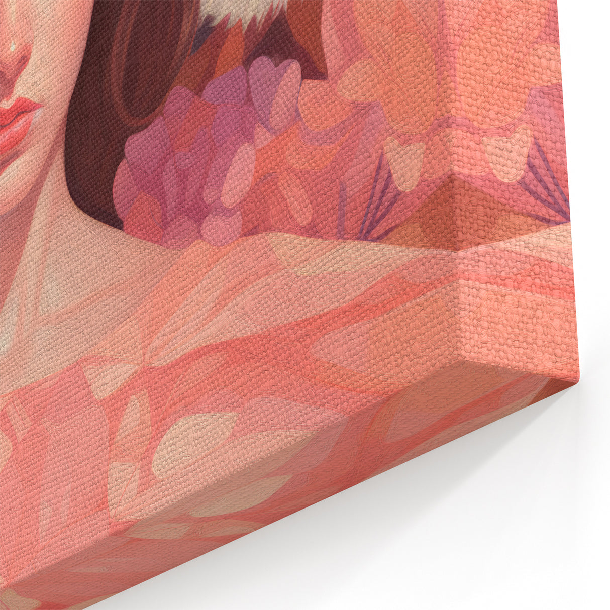 Maximalist Wall Art - Bold Tiger and Woman Portrait for Eclectic Decor