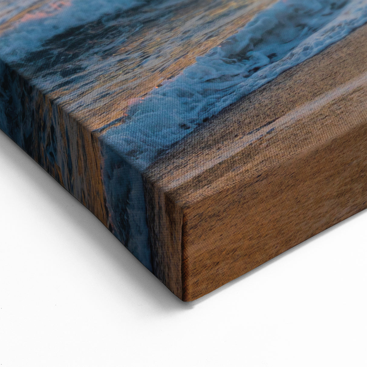 Andalucía Landscape Art - Sunset Beach Scene with Rocky Shore