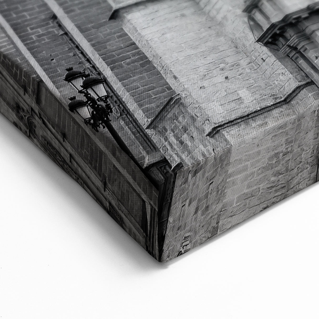 Andalucía Cityscape Art - Gothic Cathedral in Black and White