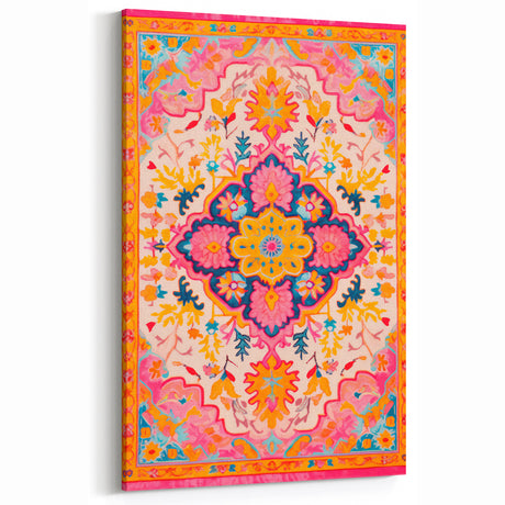 Maximalist Wall Art - Colorful Abstract Pattern for Bold Home Decor