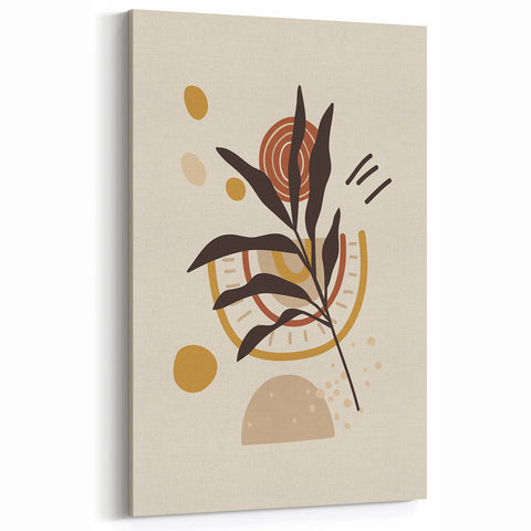 Boho Chic Wall Art | Eclectic Bohemian Decor Canvas | Abstract Print