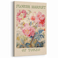 Electric Wall Art – Vibrant Flower Market of Tokyo Electric Art Print