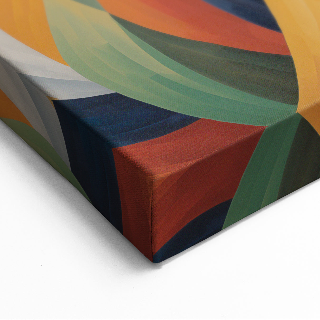 Electric Wall Art – Vibrant Abstract Painting of Colorful Flowing Figures