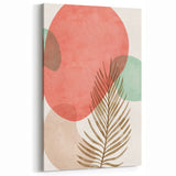Bohemian Wall Art | Vibrant Nature Print | Boho Chic Abstract Canvas