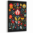 Scandinavian Wall Decor | Vibrant Floral Nordic Art Print