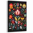 Scandinavian Wall Decor | Vibrant Floral Nordic Art Print
