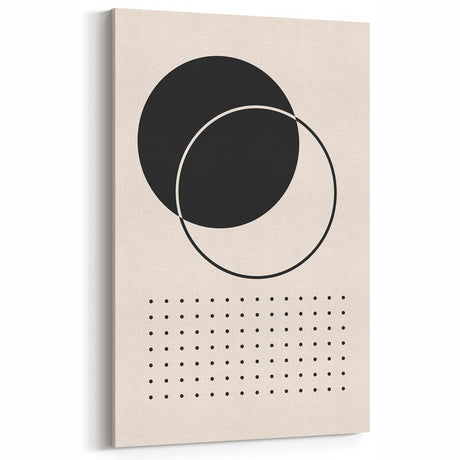 Boho Wall Art | Minimalist Geometric Print | Modern Bohemian Canvas