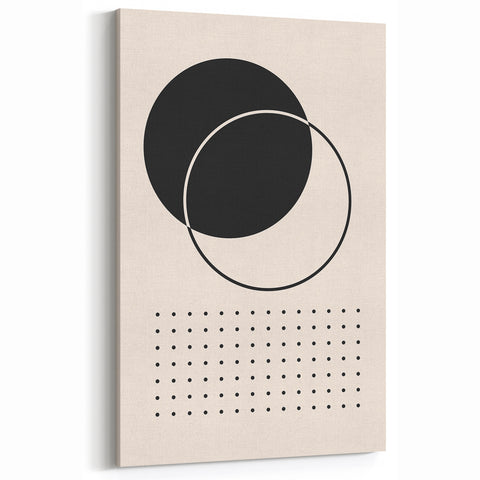 Boho Wall Art | Minimalist Geometric Print | Modern Bohemian Canvas