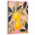 Maximalist Wall Art - Bold Lemon and Floral Design - Vibrant Decor Piece