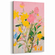 Maximalist Wall Art - Bold Abstract Floral Design - Vibrant Decor Piece